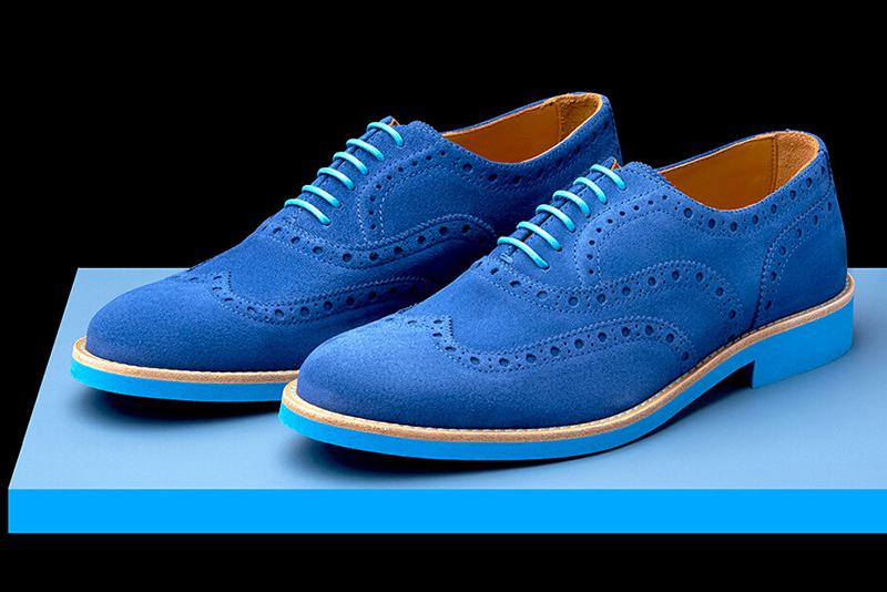 Blue suede shoes